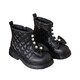 Mädchen Boots Kinder Martin Boots Herbst und Winter neuer Stil kleiner Mädchen Prinzessin Kurzstiefel Baby Lederstiefel Schüler modische Single -Stiefel Beige 28