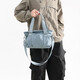 Universelle Reisetasche mit großer Kapazität für Männer und Frauen, leichte und einfache neue vielseitige Aufbewahrungs -Umhängetaschen Crossbody -Tasche für Frauen, hellblau, einzelne Größe
