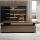 ZHONGWEI Boss Desk Simple Modern President Desk Desk Work Table Leader Light Luxurious Desk 2 Meters Single Cabinet