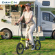 Dahon K3Plus de 16 pulgadas ultra ligera de 9 velocidades Brazo plegable Bicicleta para hombres y mujeres para adultos KAA693 Black and Blue_ [Plegado interno] 16 pulgadas_16 pulgadas