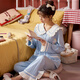 Modal Pyjamas für Frauen, Sommer mit reinen Baumwollwäschelwäsche, können außen getragen werden.