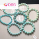 OIDSG Hubei raw ore high-porcelain turquoise round bead bracelet bracelet handheld loose beads men and women support identification around 11 6198