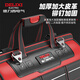 DELIXI ELECTRIC tool bag storage bag repair electrician tool bag woodworking tool bag canvas large capacity construction site shoulder bag plastic bottom leather tool bag 16 inches