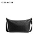 COACH brand direct supply New Year's gift for men FINN medium shoulder crossbody bag charcoal black/black CAJ91