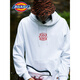 Dickies little tiger comfortable hooded printed sweatshirt personalized men's spring and summer new style neutral couple top trendy women navy blue 9713 same style for men and women XS
