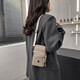 Yeonwoo Summer Fashion Mobile Phone Bag Coin Purse Korean Textured Oxford Cloth Small Bag Shoulder Bag Arm Bag Versatile Diagonal Dark Blue