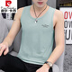Пирс Кардин Чистый хлопчатобумажный жилет мужской модный жилет Slim Fit Personaly Mustery Summer Sports Base Base Fortemples