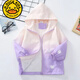 G. DUCKKIDS girls' jacket spring and autumn style small fragrance spring jacket children's baby autumn fashionable windproof charge top autumn clothing small love jacket purple children's day gift 110 recommended height about 100cm