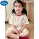 
DISNEY Disney Day Single Girls Pajamas Double Layer Gauze Parent-Child Baby Boys Fashion Summer Thin Shorts Colored Cat Cotton Shorts Shorts 150