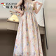 
Woodpecker (TUCANO) early summer two-piece suit forest tulip floral suspender dress for girls + design sense niche strap sun protection shirt S
