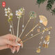 Ancient style hairpin hairpin for women, new Chinese style 2025 new style hairpin, simple modern style updo Hanfu headwear Yunyu 2-piece set 1-piece set