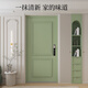 25 INS style vanilla green anti-theft door entry door + French medieval style entry door dark hinge security door + can be equipped with smart lock 3D face lock 2250*1050