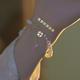 Fashionable blessing bracelet, light luxury and exquisite bestie jewelry, retro ins niche design lucky bracelet, full of blessings bracelet, no Specifications