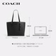COACH brand direct supply women's MOLLIE large handheld tote bag black CV968 New Year's Valentine's Day gift