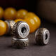 Fat Donglai's same style beeswax bracelet chicken fat yellow natal Buddha bracelet Russian material amber beads for men and women beeswax bracelet 10mm zodiac pig dog Amitabha