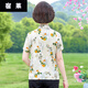 
Sulai elderly clothes grandma style 70-80 years old summer print thin lapel floral ice silk short-sleeved shirt 6623 red XL XL90-105Jin [Jin equals 0.5 kg]