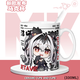 
Yaowan Xi and Double Pamishi peripheral Q version Jietawei Dawn cute mug coffee cup 2D game drinking cup [White single cup] TJ3895 exquisite [mug] + coaster + spoon