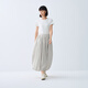 MUJI IDEE Women's Plain Lantern Skirt Long Skirt Women's Skirt Women's 25 Summer Style GA53CC5S Light Gray One Size