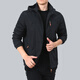 
VIIBEST9898 Cross-border casual jacket autumn and winter outdoor windproof charge plus velvet hooded casual jacket sports clip military green M