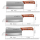 Shibazi makes kitchen knives, household chopping knife, slicing meat knife, bone chopping knife, Yangjiang chef's special knife, stainless steel integrated kitchen