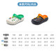 Annil Children's Slippers 2025 Nouvelle merde d'été Feel Wear Wear Mid-Garn's Bag's Bag-Toe Sandals Hole Chaussures 7455 Orange 34 (220 mm tailles recommandées 34-35)