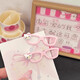 Spring and summer new style cartoon sweet glasses hairpin hair accessories girl hairpin bangs ins cute girls glasses hairpin blue + pink glasses side clip one each