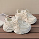 Red Dragonfly Daddy Shoes for Women 2025 Spring and Summer gruesas espesas zapatillas para mujeres para mujeres y zapatos casuales versátiles zapatos blancos pequeños fb9905 beige malla estilo 39