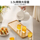 Joyoung hot water kettle electric kettle double-layer kettle body 304 stainless steel 1.5L household zero glue electric kettle K15FD-W100