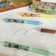 XMSJ Kapibala Blind Box Neutral stylo Internet célébrité haute valeur INS 2D Péripheral Cartoon mignon Capybara Brush à séchage rapide stylo à bosse de pointe lisse 0,5 mm Black Pen Text Étudiant Text mélangé 6 pièces