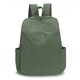 Mochila simple y moderna nueva estilo de estilo europeo y americano mochila liviana para niñas para niños bolsa de viaje macaron verde un tamaño