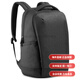 新秀丽（Samsonite）品牌Logo拉链开合布料 双肩包 男女同款情侣款 黑色时尚轻奢 基础装(包)