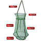 New fish basket, fish and shrimp fish basket, thickened folding small fish protective gear, crab and lobster anti-jump net bag, fishing gear, anti-hanging and quick-drying, rubberized large fish basket