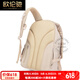 
OULUNCHI [New Model in 2025] Student schoolbag Junior high school students simple spine protection and burden reduction large capacity backpack khaki 29.5cm*22cm*46cm