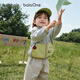 Balabala Baby Jacket Children's Top Boys and Girls 2025 Automne Clothes Loose Mute Caponded Cardigan 208325105211