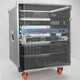 Customized 12U amplifier cabinet speaker 6U mixer 8U simple switching cabinet 16U customized server flight case 12U white aluminum brake with single transparent door