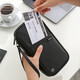 Zertifikatpaket Family Dokumentspeicherpaket Reiseluftticket Passportpaket Anti-Diebstahl-Zertifikat Multifunktional Passport Card Package Wallet Nylon-Blue