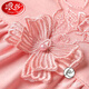 Langsha High-End Pyjamas für Frauen im Sommerkämmte Baumwolle kurzärmelige Kumpelhosen Zwei-teilige Sommerdünne Mutter mit mittlerem Alter Home Kleidung R6623 Dark Pulver High-End Pure Cotton Croped Hosen m Standardcode M80Jin [Jin gleich 0,5 kg] 100jin [Jin Equals Equals gleichen 0,5 kg]