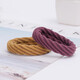 Princess Xiang High Elasticity Durable Seamless Towel Ring Rubber Band Headband Korean Style Hair Rope Women's Simple Hair Wrap Hair Accessory Twist Style Mixed Color 10 Pack
