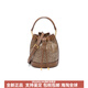 Belle retro casual texture artificial leather one-shoulder crossbody bag bucket bag handbag bag medium size women's apricot brown apricot medium size