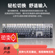 罗技（Logitech）K845机械键盘 有线键盘 办公电脑打字键盘  电竞游戏发光全尺寸个 罗技K845青轴晨曦灰
