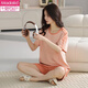 Modal pure cotton summer pajamas women pullover pajamas summer short-sleeved shorts comfortable and casual home clothing set Z9855 main picture M [recommended 80-100Jin [Jin equals 0.5 kg] wear]