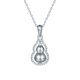 Saturday Fu PT950 platinum pendant for women platinum gourd Fulu birthday gift B0421071 without chain, about 3.34g