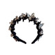Idel 2025 new Paris Princess Butterfly Hair Hoop for women, high-end, fashionable hairpin for face wash, super nice headband F3427 double rhinestone butterfly headband