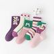 Six-fingered mouse autumn and long socks for boys and girls, autumn and winter thick cotton baby girl's high tube socks for children 1 year old