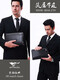 Sieben Wölfe Herren erste Schicht Cowhide Bag Herren 2025 Aktentasche Mode Clutch Bag Großkapazität Echtes Leder -Handgrabung Beutel Schwarz Standard Nummer Cowide Empfohlen