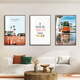 
Sofa background wall hanging painting 2025 latest simple and atmospheric living room decoration painting modern Nordic style ins style 13603/8561/13605 40*60 classic black frame crystal picture