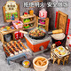 Miaobeile Kinder Mini Küche Echtes Kochen Full Set von Real Edition Cooking Kitchenware Set Toys Girls 'Geburtstagsgeschenk