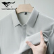 Siete Wolf Mulberry Silk Camiseta de manga corta Summer New Casual Business No Camiseta No planchado solapa de mediana edad Top 6913 azul marino 4xl 195/135