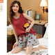Modal nightgown for women in summer 2025 new fat MM with chest pad vest anti-convex dot outer wear suit large size 200Jin [Jin equals 0.5 kg] 5XL FYY-9856 M [80-100Jin [Jin equals 0.5 kg]] with chest pad