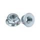 Yusenyi GB6187 All Metal Hexagonal Flange Lock Nut Locking Plate Type 8 Grade Galvanized Level 10 High Strength M5M8M10M6 Grade 8 M5 [50 pieces] No mark